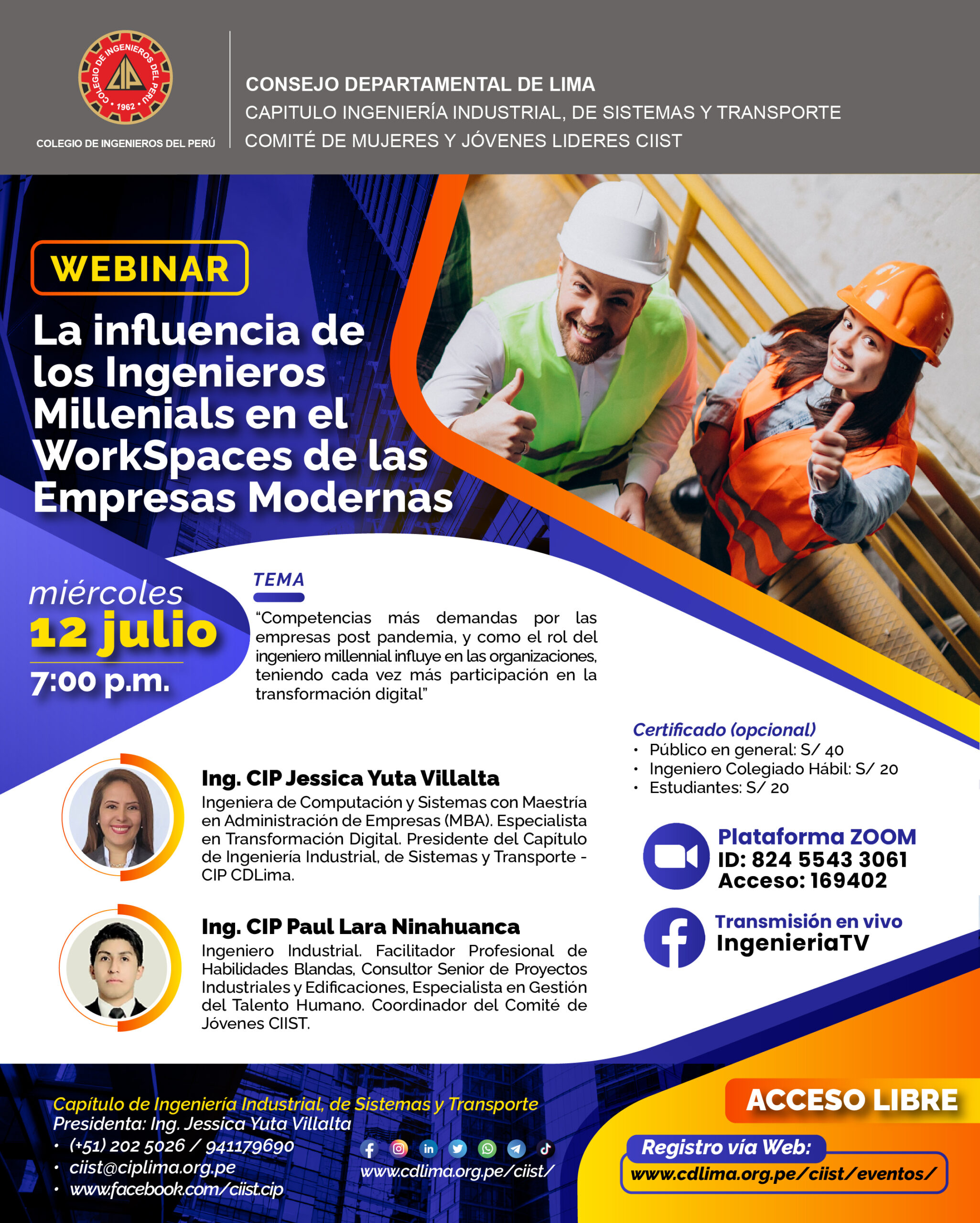 Webinar La Influencia De Los Ingenieros Millenials En El Workspaces De