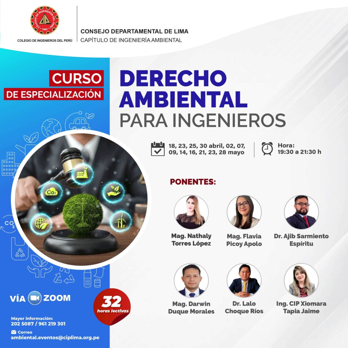 Curso De Especializaci N Derecho Ambiental Para Ingenieros Inicio